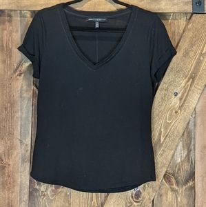 WHBM Black v-neck t-shirt
